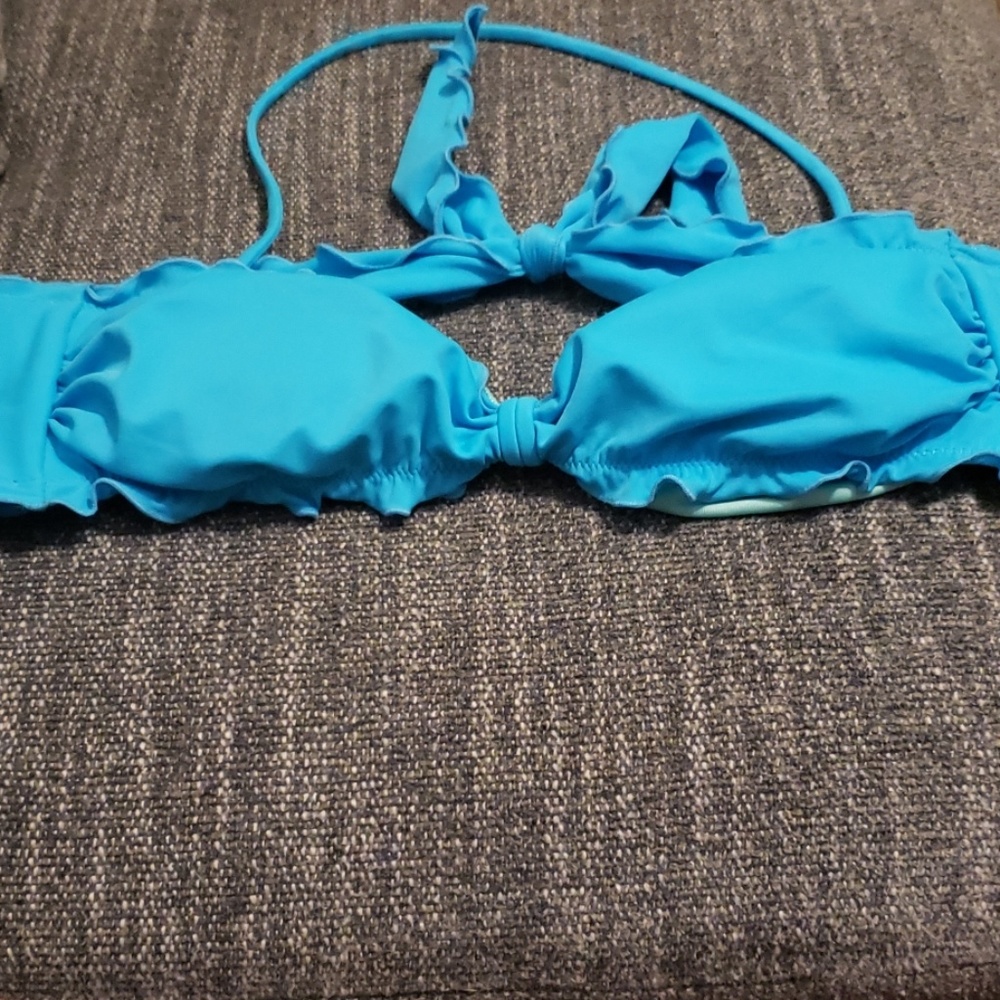 Blue and Mint Bikini top